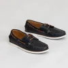 Chaussures Bateau En Cuir