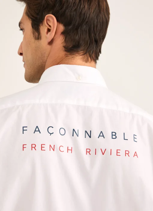 Chemise A Imprime Color Block