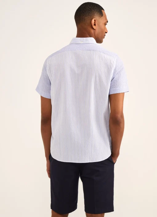 Chemise En Seersucker De Coton