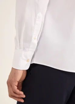 Chemise Nautique En Popeline De Coton