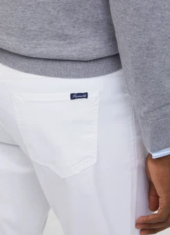 Pantalon A 5 Poches En Popeline
