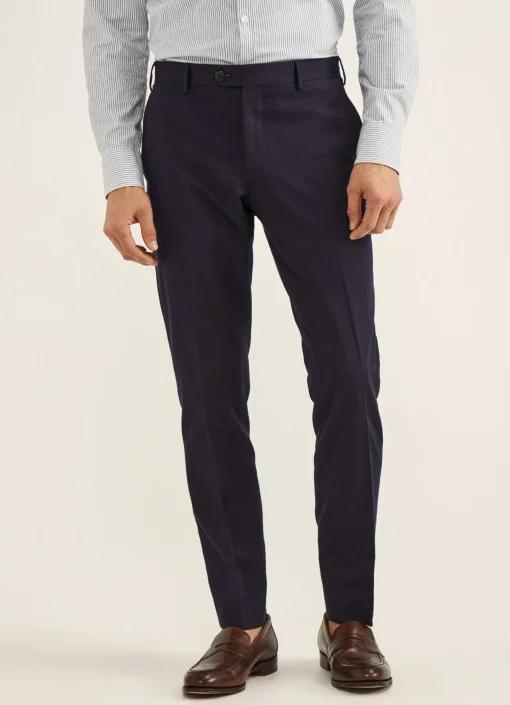 Pantalon En Lin Et En Coton
