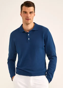 Polo A Manches Longues En Crepe
