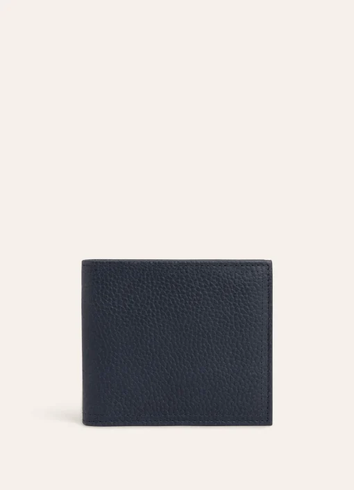 Portefeuille En Cuir Contraste