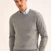 Pull Col Rond En Coton