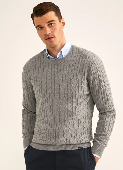 Pull Col Rond En Coton