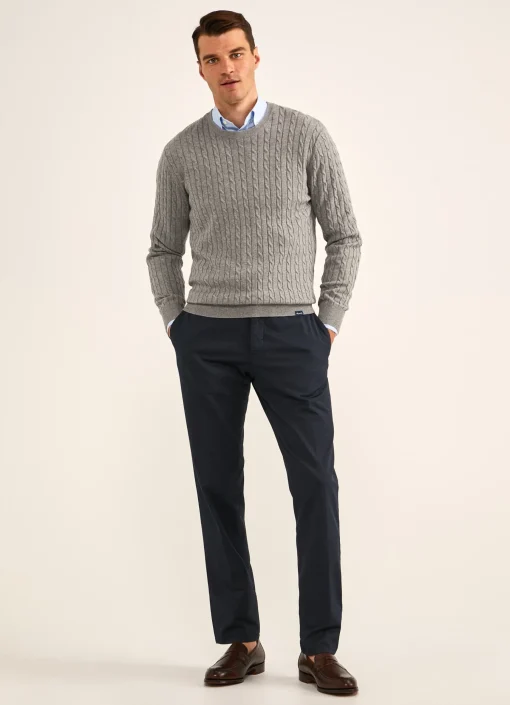 Pull Col Rond En Coton