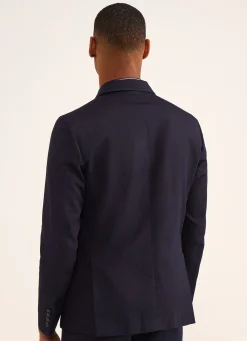 Blazer En Lin Et En Coton