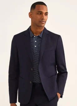 Blazer En Lin Et En Coton