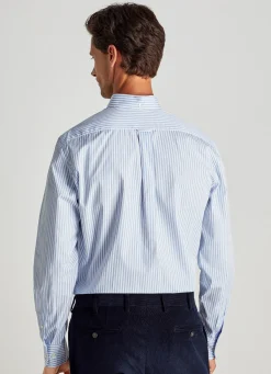 Chemise A Rayures Bengale En Popeline