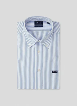 Chemise A Rayures Bengale En Popeline