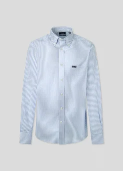 Chemise A Rayures Bengale En Popeline